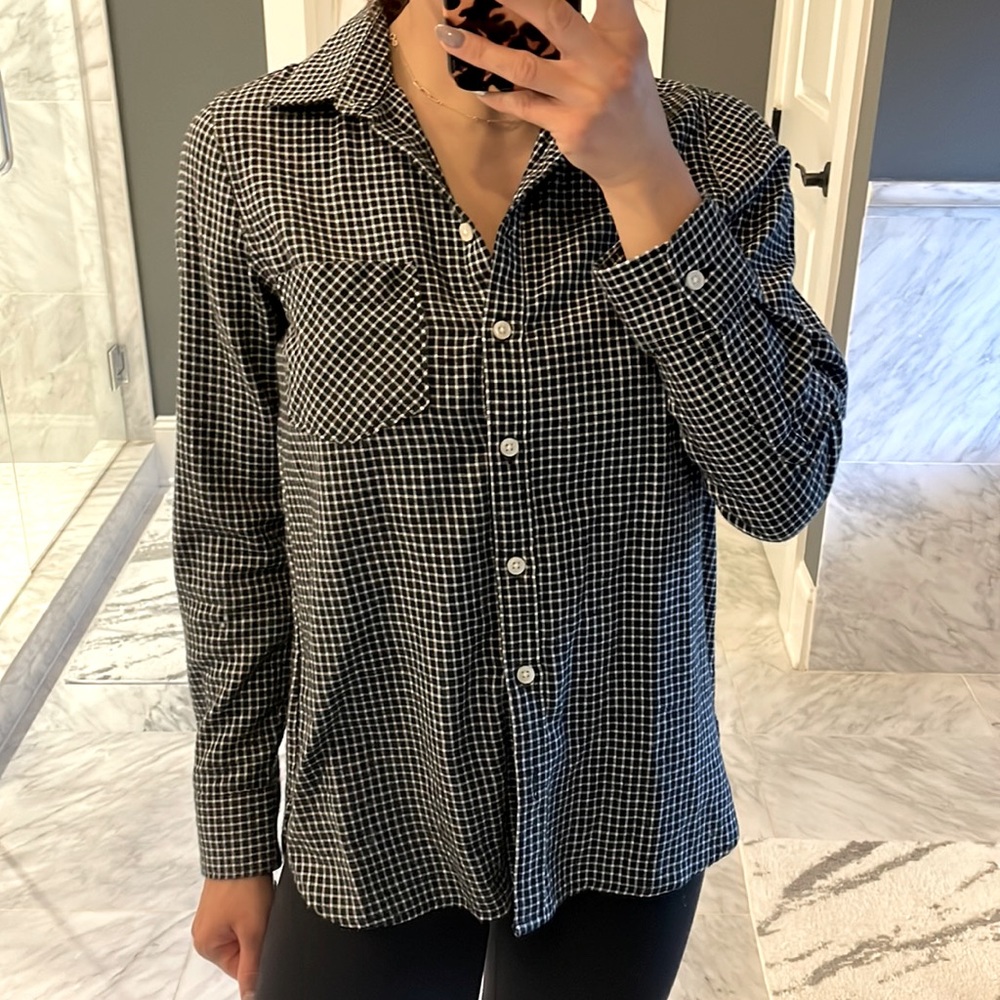 Old navy classic gingham shirt